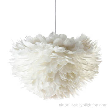 Nordic Pendant Lamp Modern Nordic Feather E27 Pendant Light Supplier